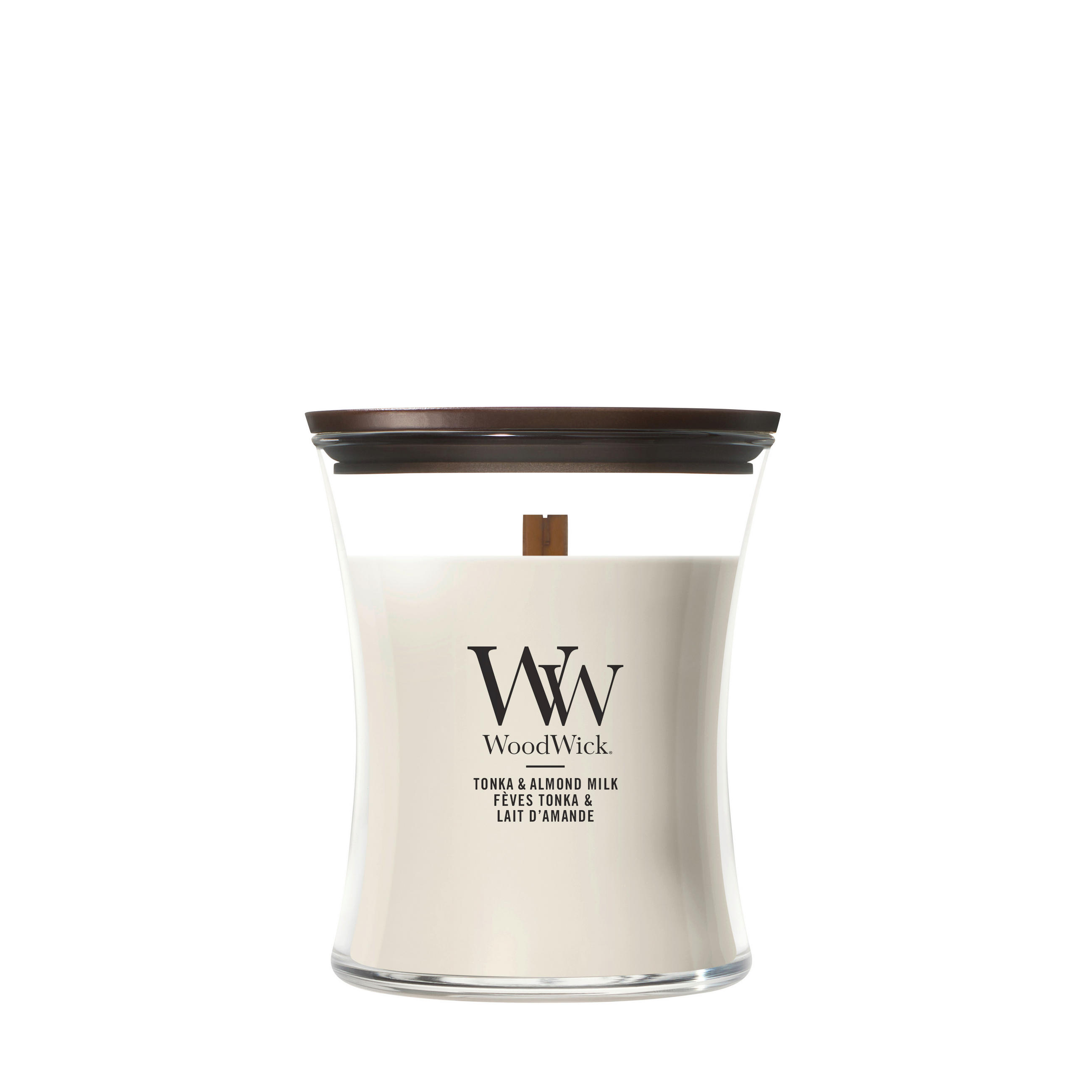 ILLATGYERTYA - világosszürke, Basics, üveg (9.9/9.9/11.6cm) - WoodWick