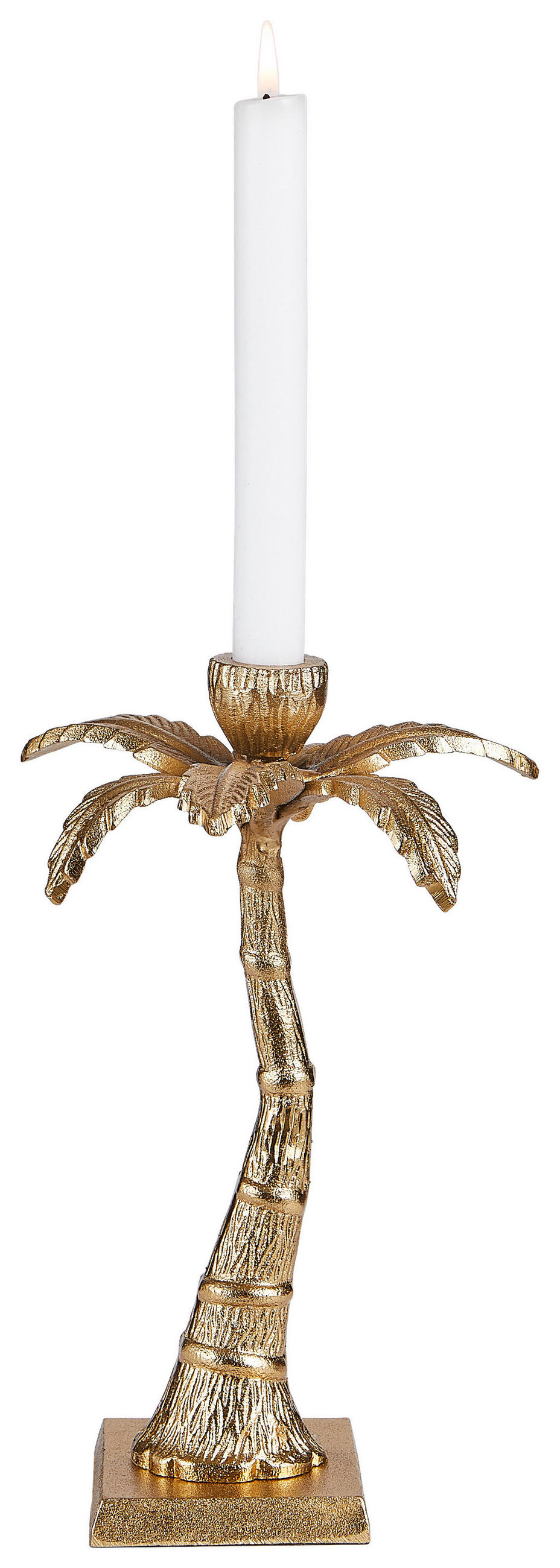 KERZENHALTER - Goldfarben, Basics, Metall (17/26cm) - Light & Living
