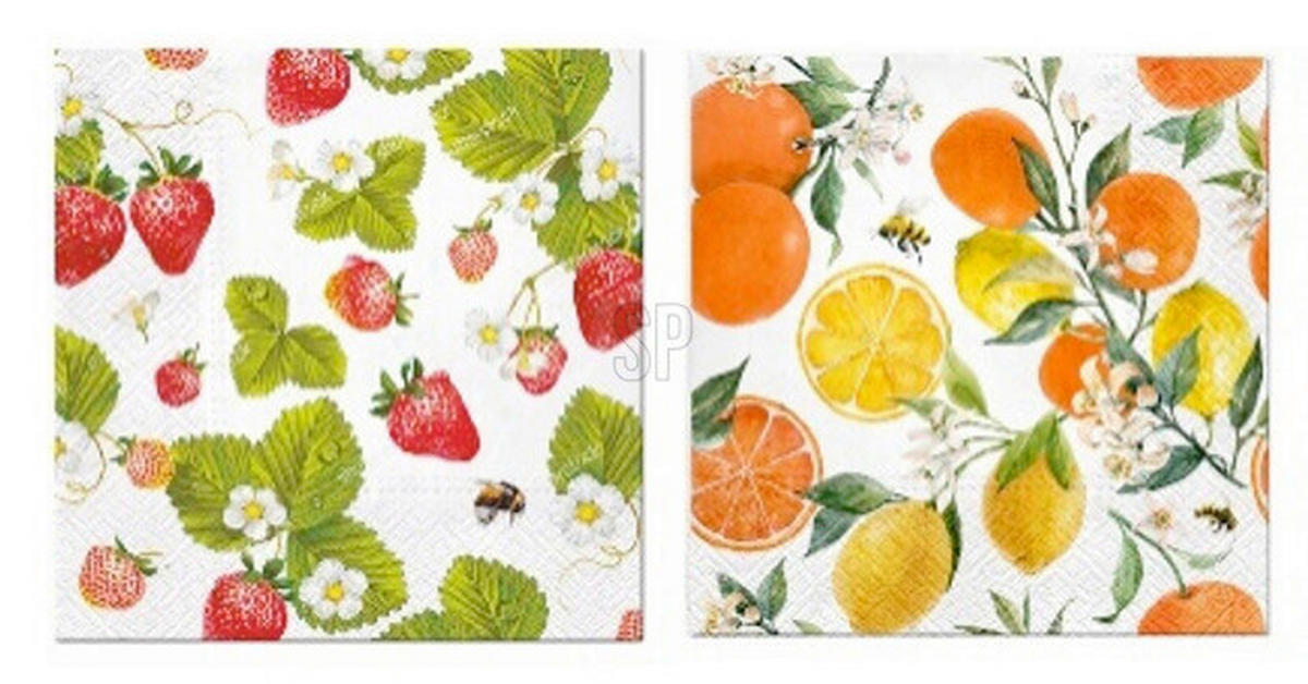 SERVÍTKA - biela, Basics, papier (33/33/0.1cm)