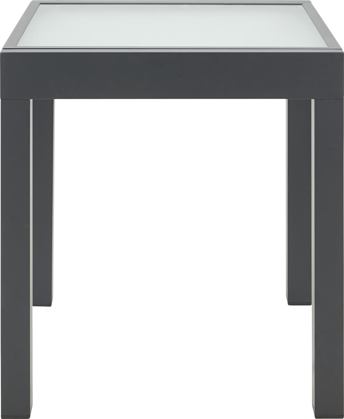 STOL VRTNI  antracit  metal, staklo      - antracit, Basics, staklo/metal (70-140/70/75cm) - Ambia Garden