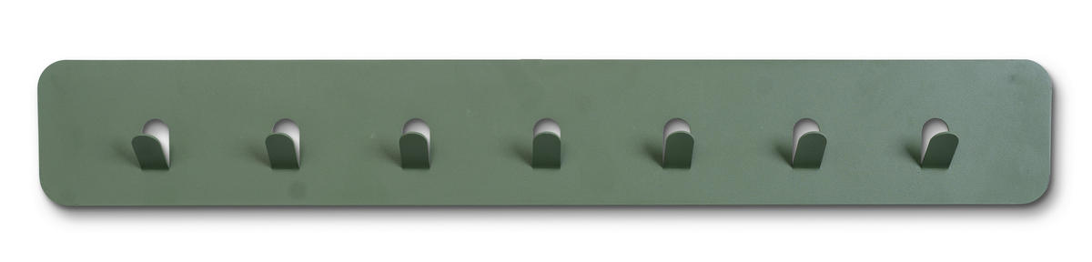 HAKENLEISTE  in Grün  - Grün, Design, Metall (70/10/3cm) - Xora