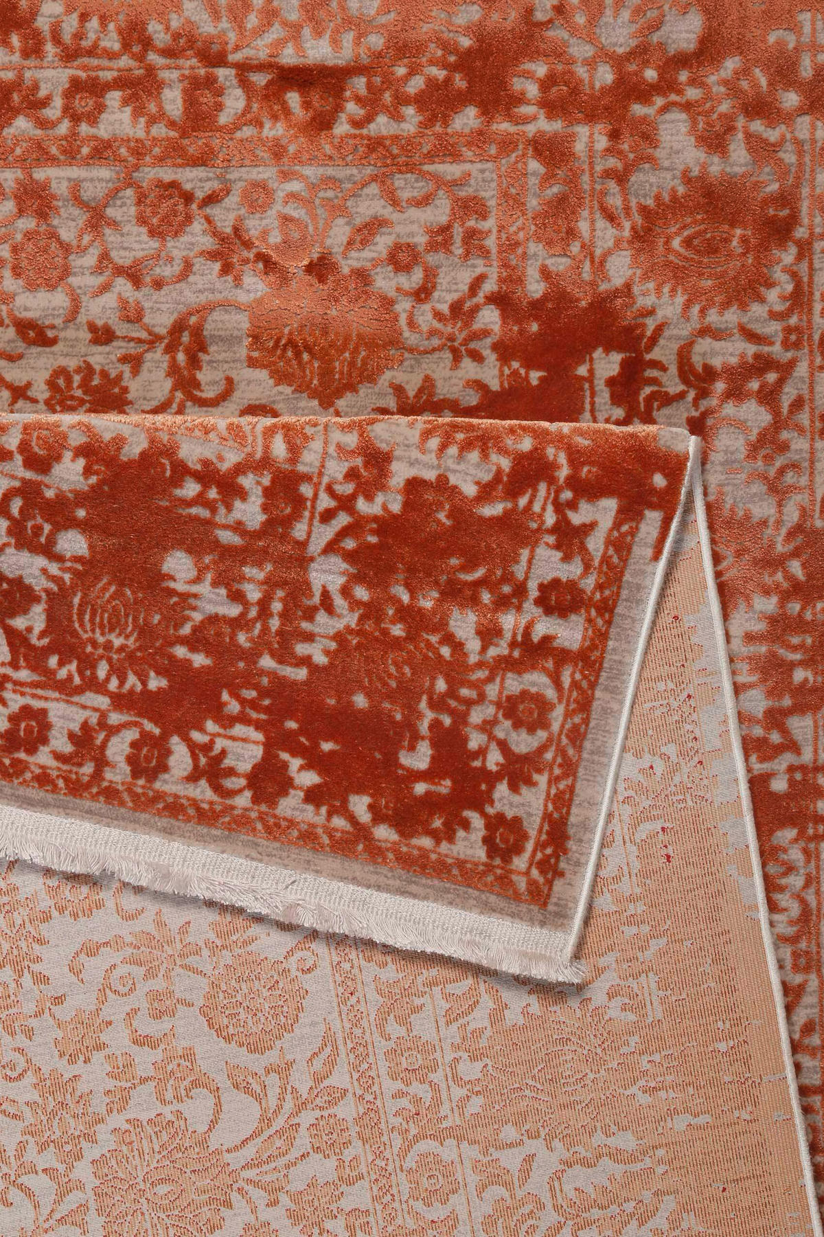 VINTAGE-TEPPICH 160/230 cm Florida  - Terracotta/Grau, Lifestyle, Textil (160/230cm) - Esprit