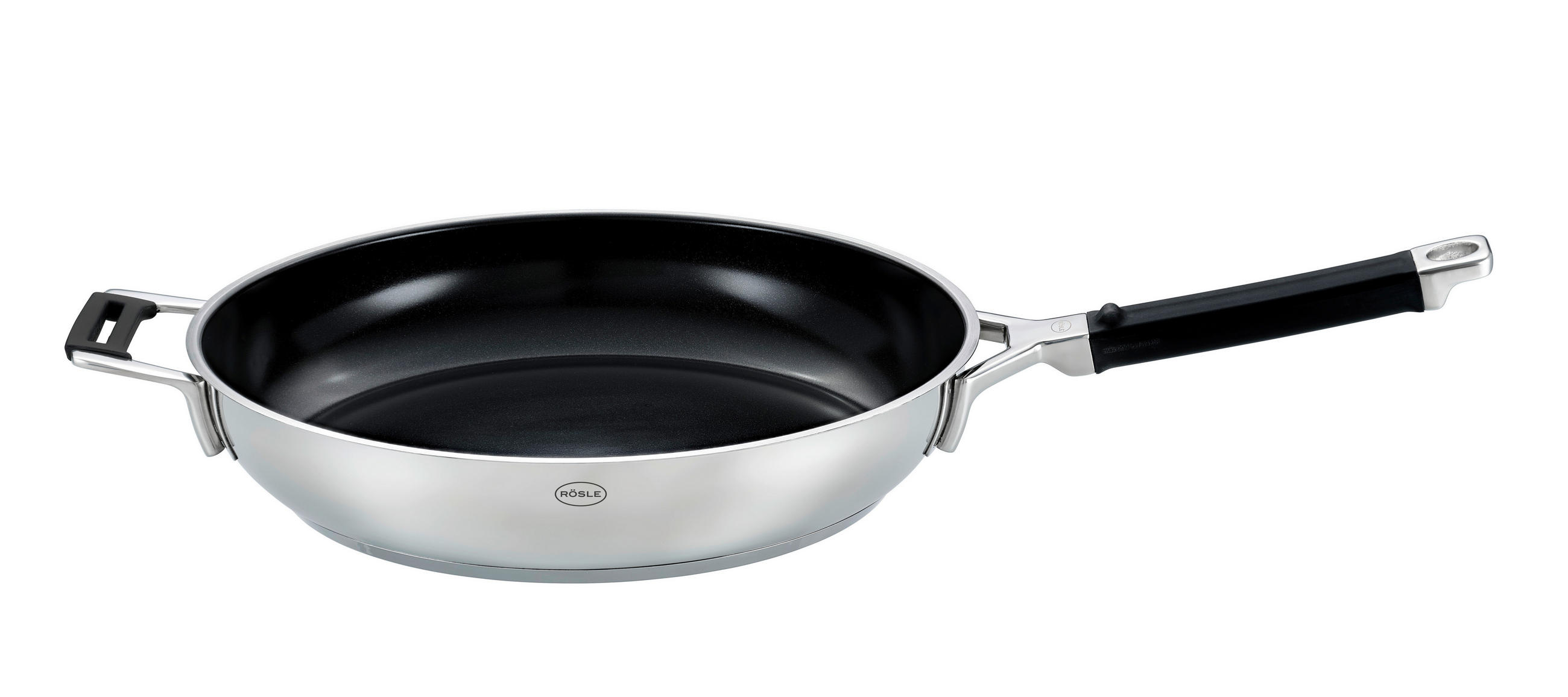 BRATPFANNE SILENCE PRO Keramikbeschichtung 32 cm  - Schwarz, Basics, Metall (32cm) - Rösle