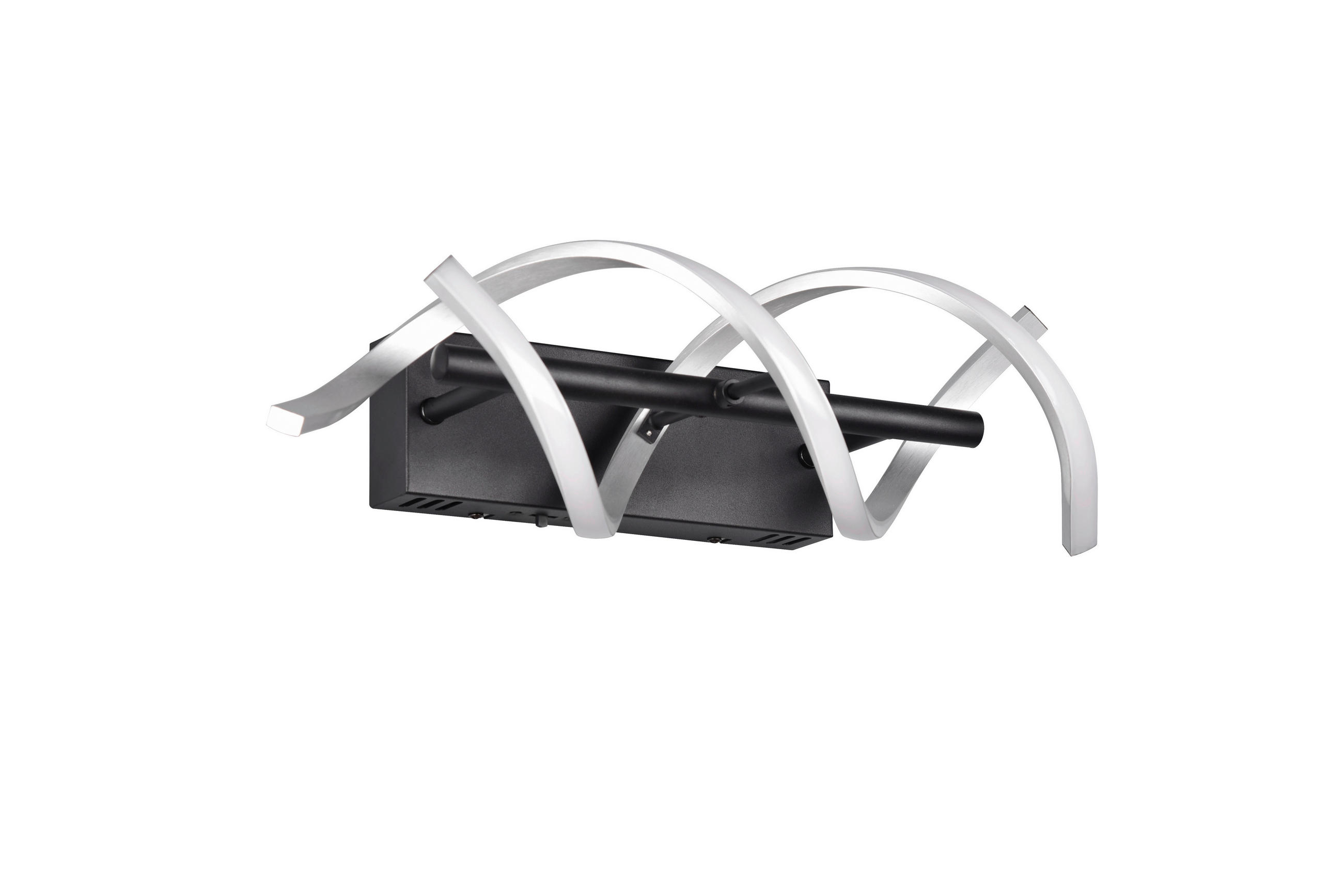 LED-WANDLEUCHTE - Schwarz/Alufarben, Design, Metall (47/13,5/20,5cm) - Trio Leuchten