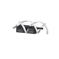 LED-WANDLEUCHTE - Schwarz/Alufarben, Design, Metall (47/13,5/20,5cm) - Trio Leuchten