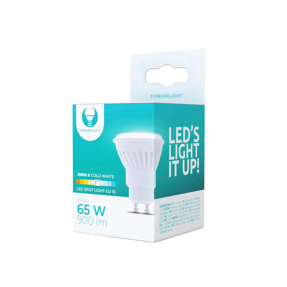 LED-SIJALKA   //// - bela, Basics, umetna masa/keramika (5/5,6cm)