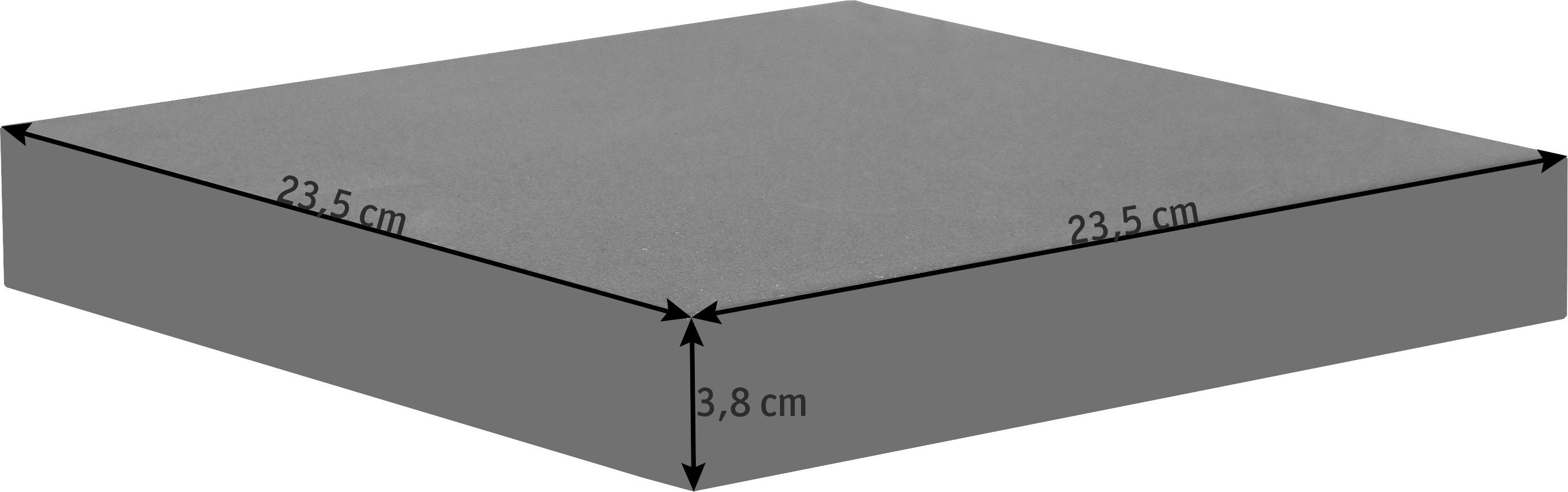 WANDBOARD Schwarz  - Schwarz, Design, Holzwerkstoff (23,5/3,8/23,5cm) - Carryhome