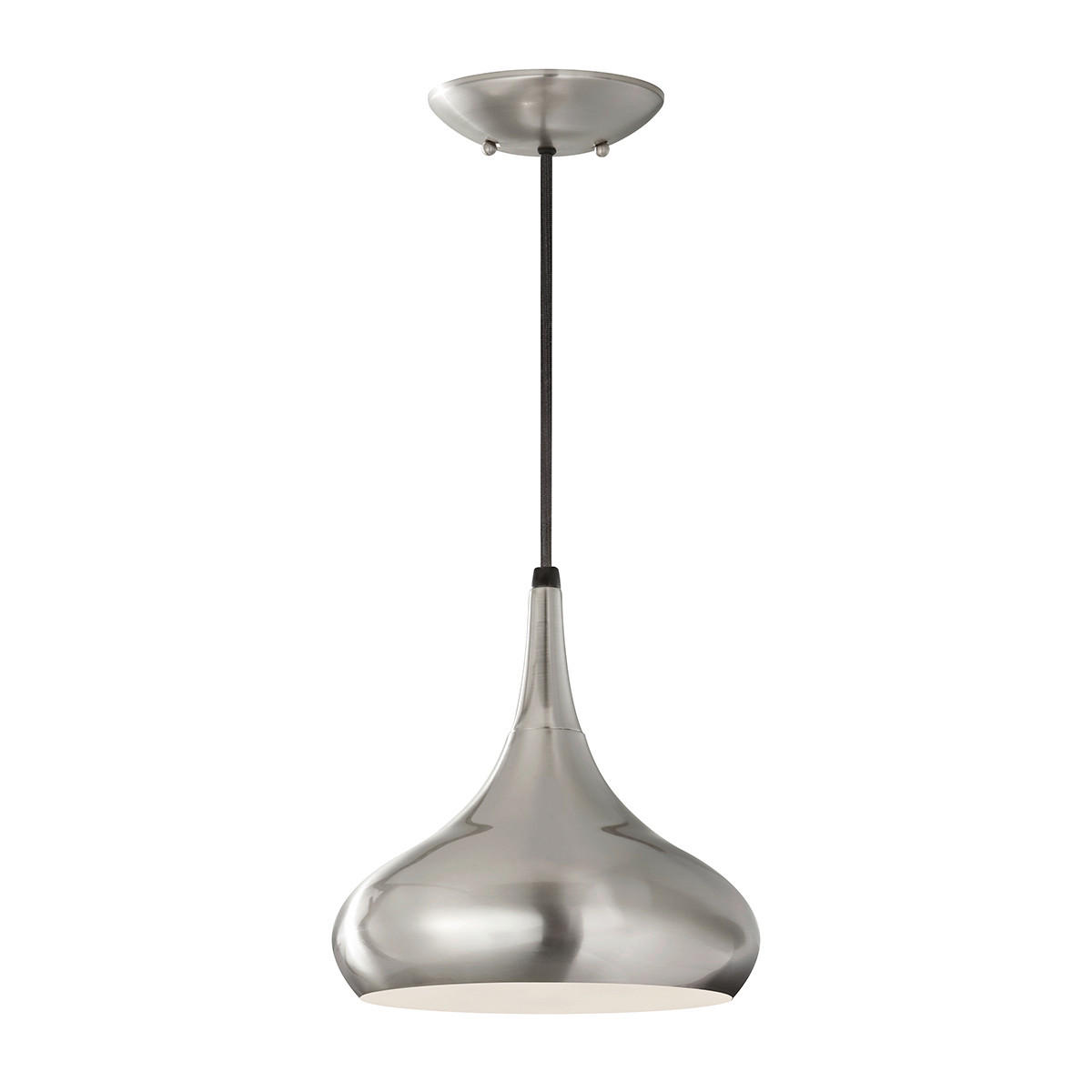 HÄNGLAMPA Beso 25.4/30.3 cm  - stålfärgad, Design, metall (25.4/30.3cm) - Elstead Lighting
