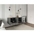 LOWBOARD  in 150/50/42 cm  - Anthrazit, Design, Holzwerkstoff (150/50/42cm) - Hom`in