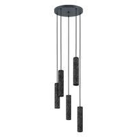 VISEČA LED-SVETILKA  Mentalona 5x4,5 W//3000 K/220-240 V/ - črna/bela, Design, kovina (36,5/150cm)
