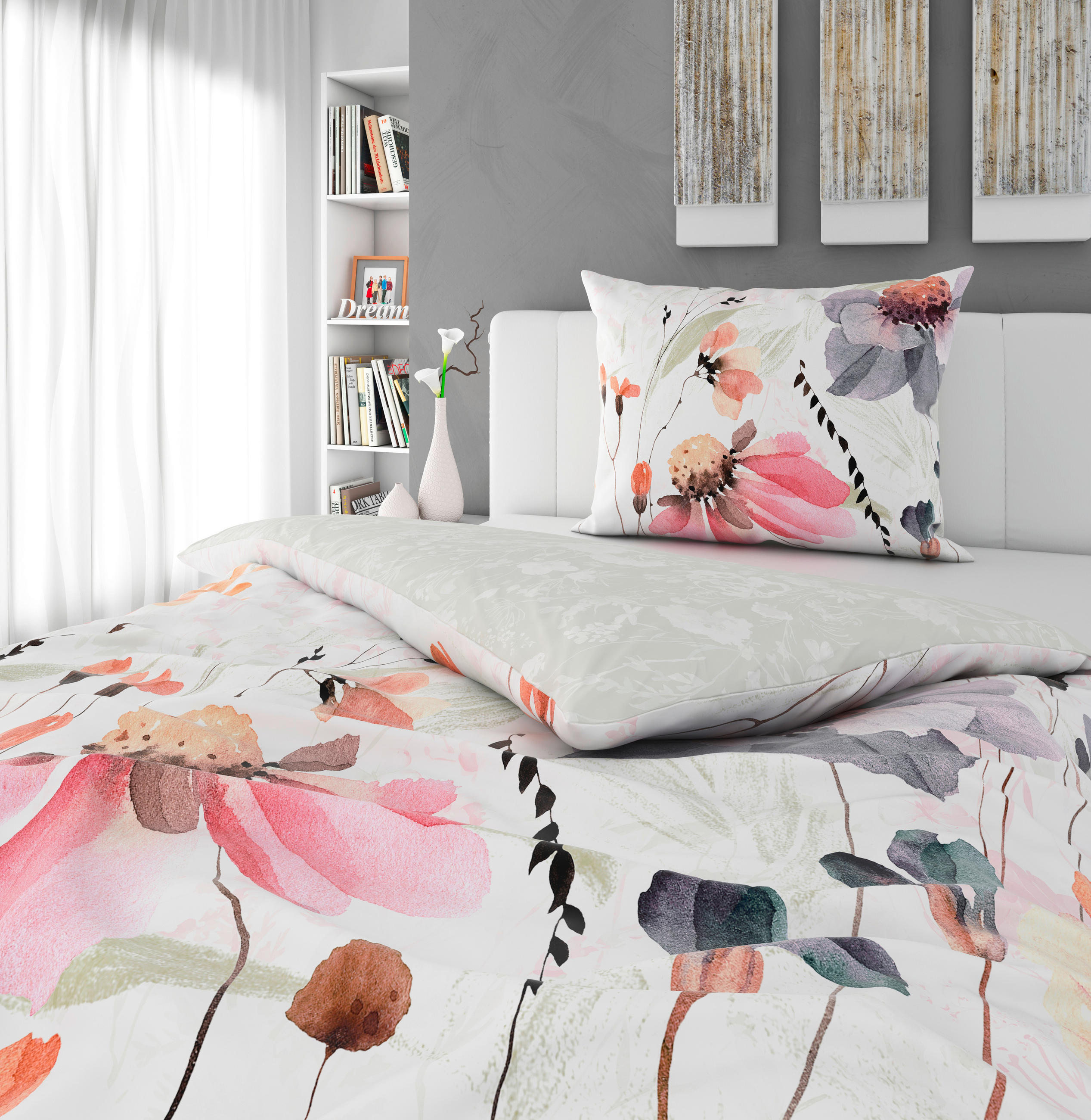 ÁGYNEMŰHUZAT-GARNITÚRA 140/200 cm  - színes, Konventionell, textil (140/200cm) - Esposa