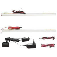 LICHTLEISTENSET 45/2/2 cm   - Weiß, Design, Kunststoff (45/2/2cm) - Carryhome