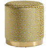 HOCKER in Textil, Holzwerkstoff Gelb  - Gelb, Design, Holzwerkstoff/Textil (40/42cm) - MID.YOU