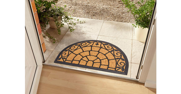 KOKOSMATTE 45/75 cm Mix Mats - Hellbraun/Schwarz, Basics, Naturmaterialien/Kunststoff (45/75cm) - Esposa