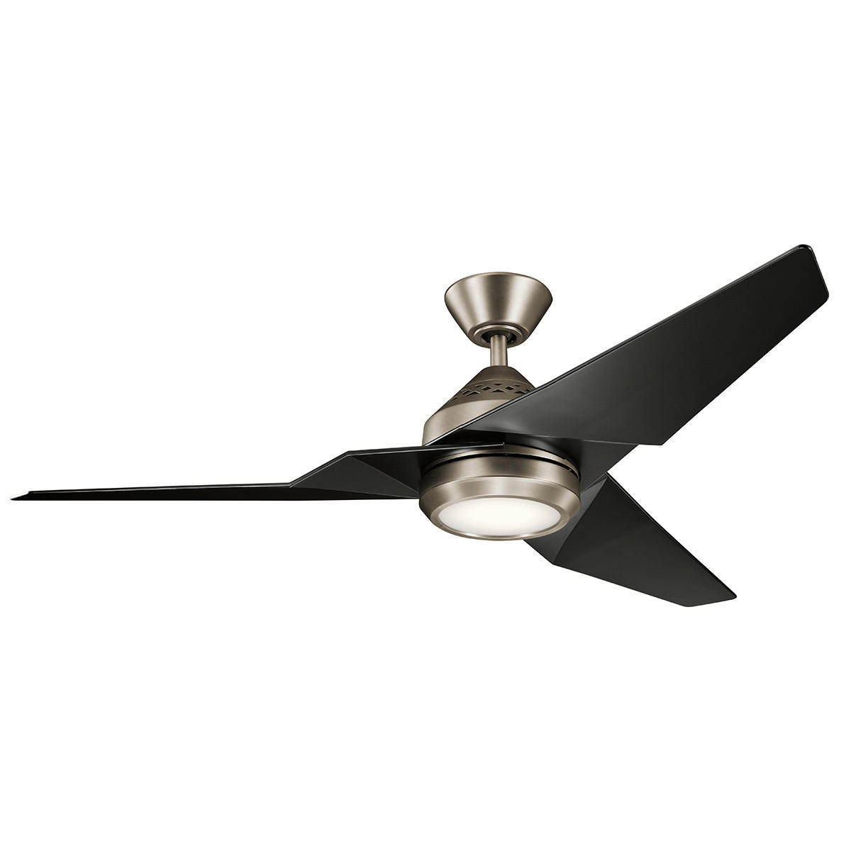 Ventilator mit Beleuchtung Jade 152/35 cm  - Goldfarben/Schwarz, Design, Kunststoff/Metall (152/35cm) - Elstead Lighting