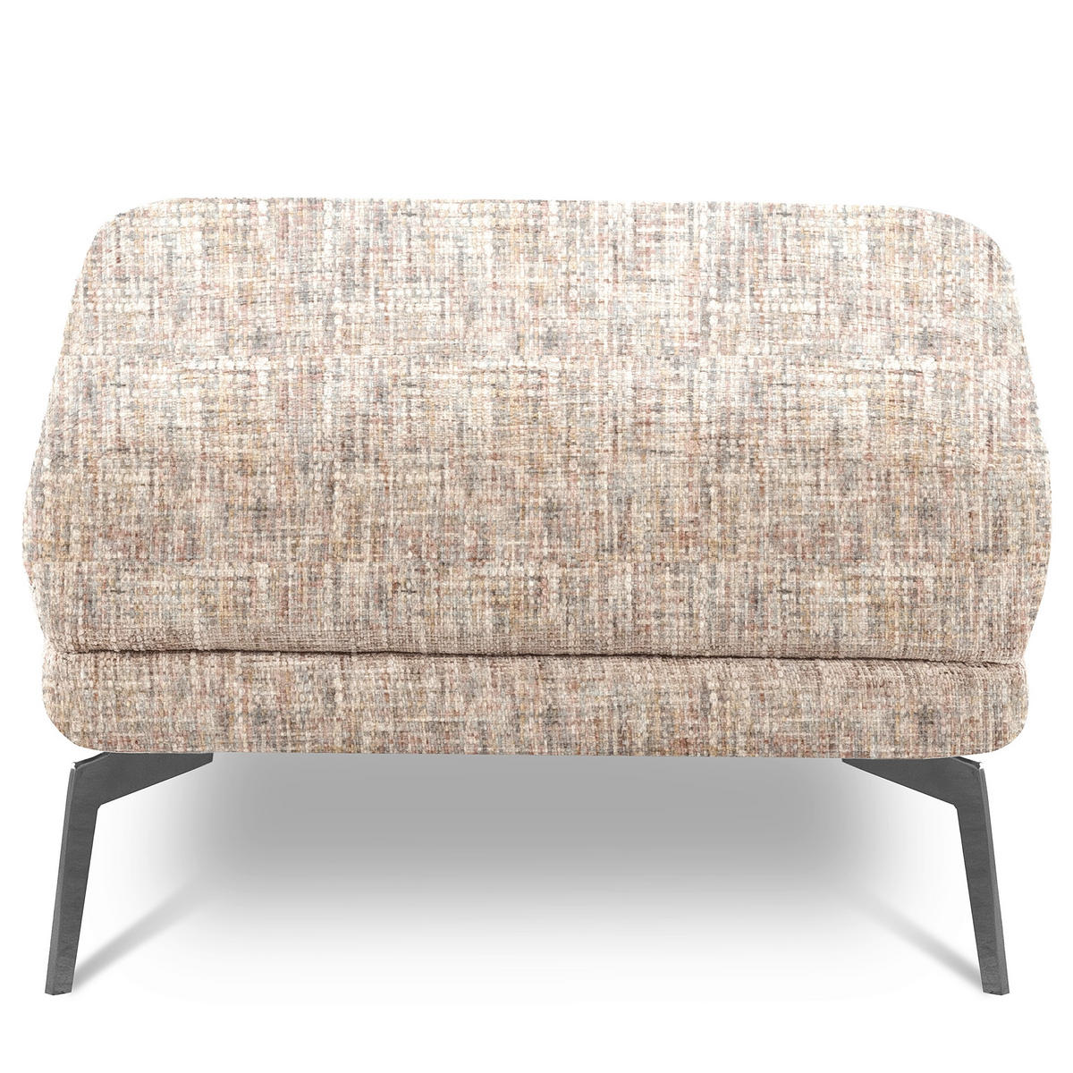HOCKER SPRING Webstoff Blau, Gelb, Rot, Weiß  - Blau/Gelb, Design, Textil/Metall (96/45/80cm) - P & B