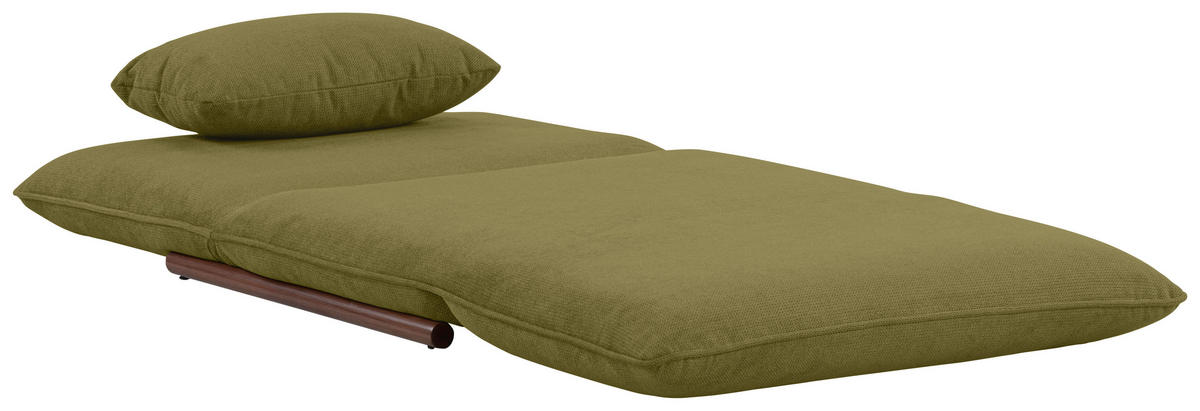 SESSEL in Samt Grün, Dunkelbraun  - Dunkelbraun/Grün, Design, Textil/Metall (93/97/80cm) - MID.YOU