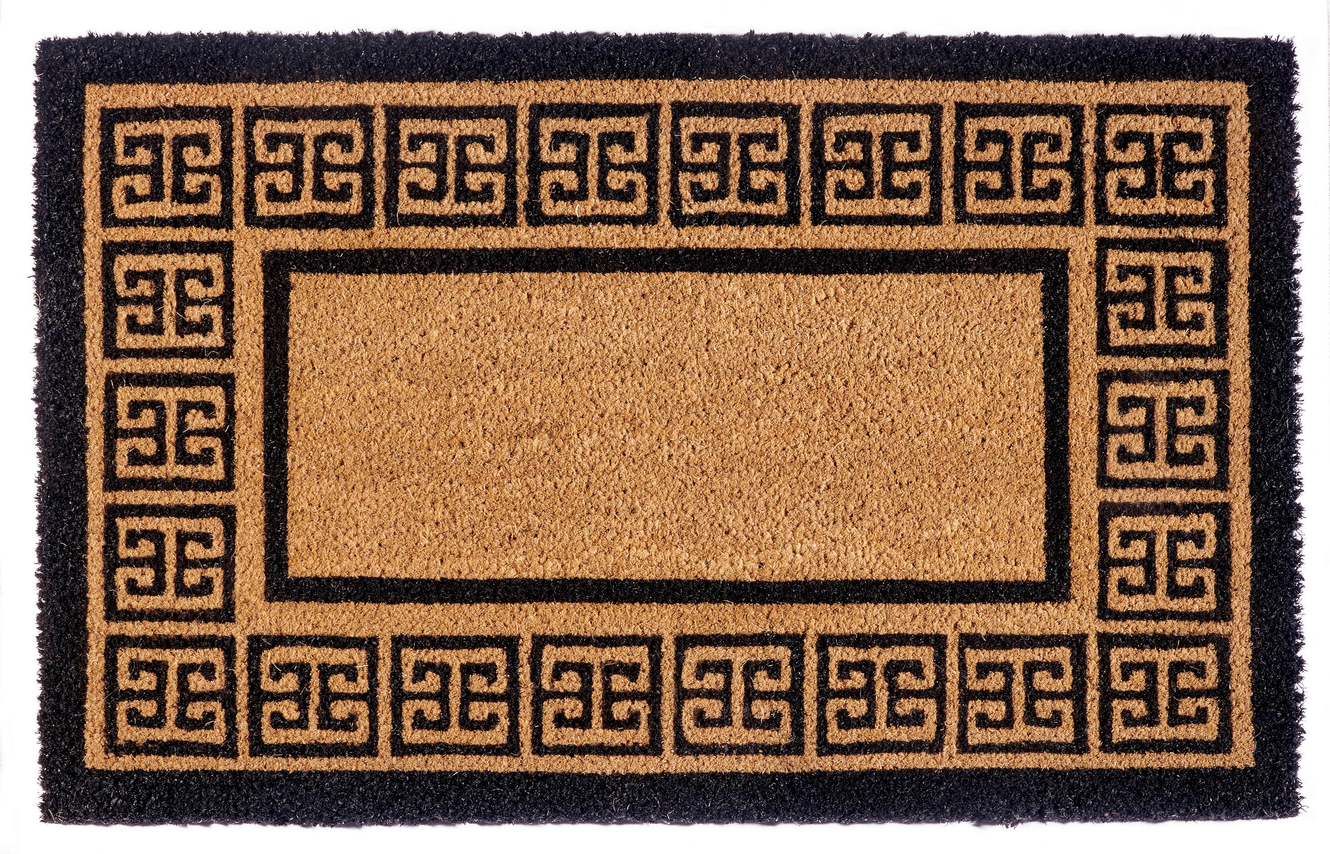 FUßMATTE  50/80 cm  Schwarz, Hellbraun  Ornament  - Hellbraun/Schwarz, Basics, Kunststoff/Textil (50/80cm) - Villeroy & Boch