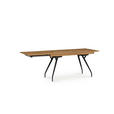 AUSZIEHTISCH Schwarz, Eichefarben rechteckig  ausziehbar, in verschiedenen Größen erhältlich  - Eichefarben/Schwarz, Design, Holz/Holzwerkstoff (160(210)/90/76cm) - Moderano