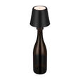 AKKU-TISCHLEUCHTE Norfolk 11/12,2 cm  - Schwarz, Design, Metall (11/12,2cm) - Novel