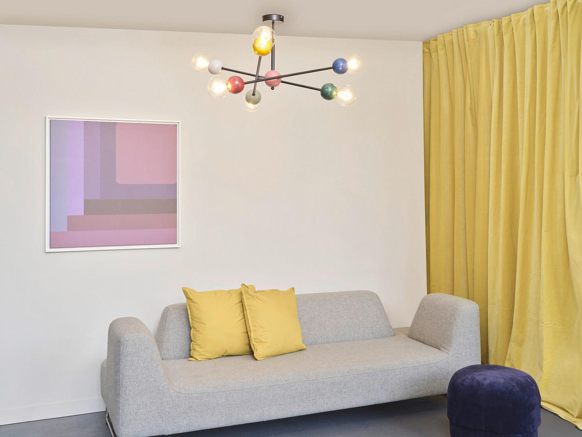 DECKENLEUCHTE 70/68/43 cm   - Design, Metall (70/68/43cm) - Osram