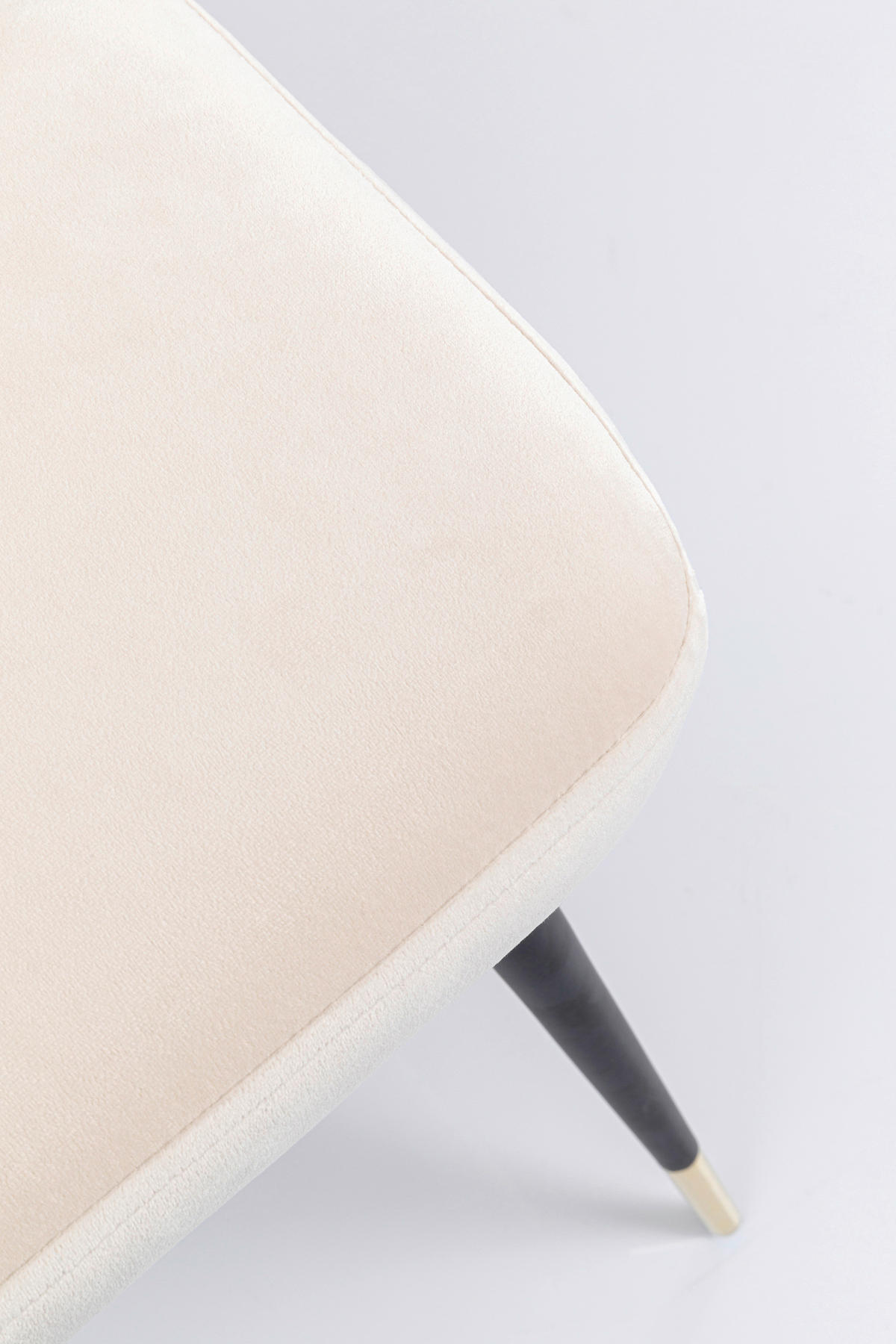ŽIDLE, černá, barvy zlata, béžová - černá/barvy zlata, Design, kov/textil (52/81/58cm) - Ambia Home