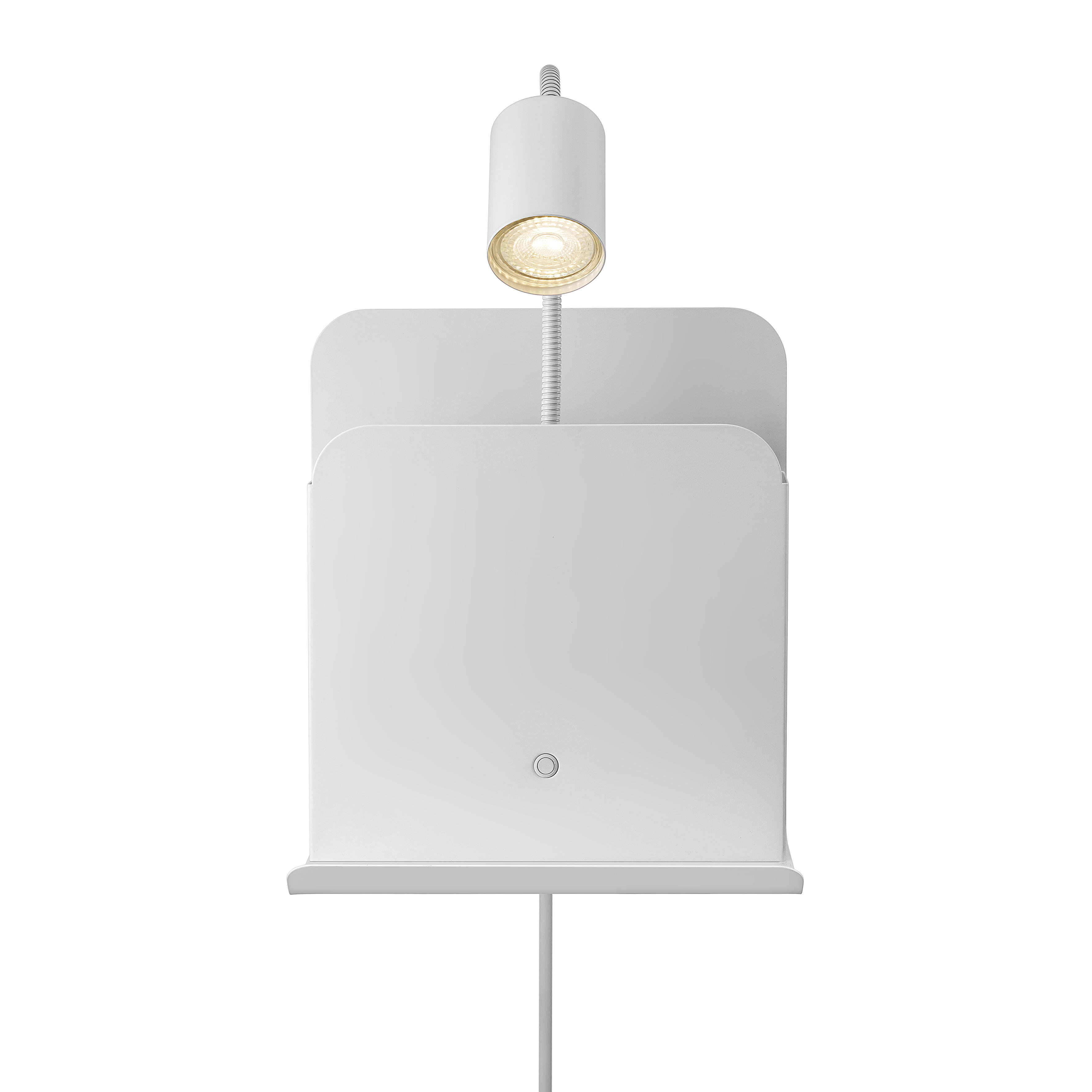 WANDLEUCHTE ROOMI  - Weiß, Design, Metall (16,5/24,8/28,2cm) - Nordlux