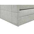 BOXSPRINGBETT 180/200 cm  in Hellgrau  - Hellgrau, KONVENTIONELL, Textil (180/200cm) - Carryhome