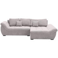 ECKSOFA Beige Flachgewebe  - Beige/Schwarz, Design, Kunststoff/Textil (278/175cm) - Xora