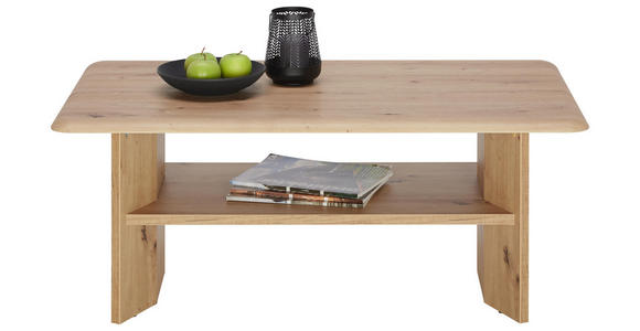 COUCHTISCH rechteckig Eichefarben - Eichefarben, KONVENTIONELL (110/65/45cm) - Cantus