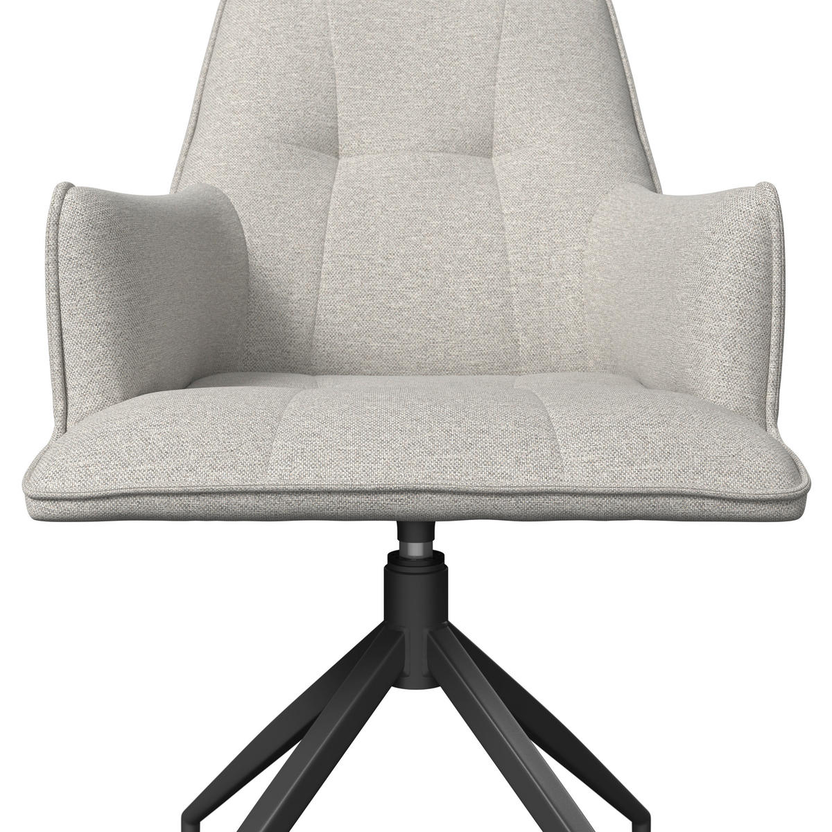 GARTENSTUHL Eisen Sandfarben, Dunkelgrau  - Sandfarben/Dunkelgrau, MODERN, Textil/Metall (58/87/64cm) - Ambia Garden