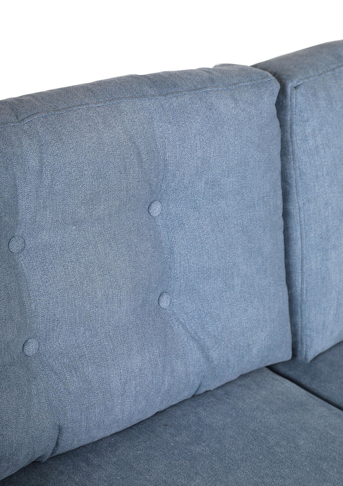 BÄDDSOFFA i flatväv ljusblå  - ljusblå/naturfärgad, Klassisk, textil (225/70/98cm) - Livetastic