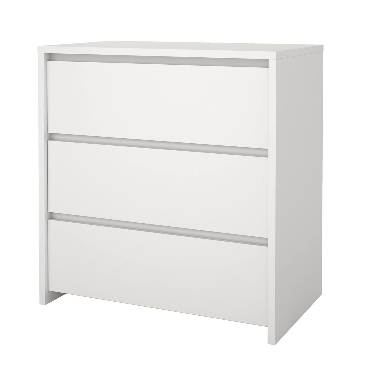 KOMMODE  in 80/84/48 cm  - Weiß, KONVENTIONELL, Holzwerkstoff (80/84/48cm) - Boxxx