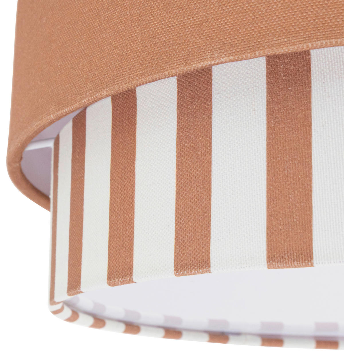 DECKENLEUCHTE  37/13 cm    - Braun/Naturfarben, MODERN, Kunststoff/Textil (37/13cm) - Novel