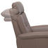 RELAXSESSEL Echtleder - Edelstahlfarben/Braun, Design, Leder/Metall (76/113/88cm) - Beldomo Premium