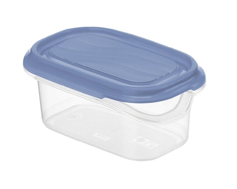 FRISCHHALTEDOSE 0,2 l  - Blau/Transparent, Basics, Kunststoff (12/8/5,5cm) - Rotho