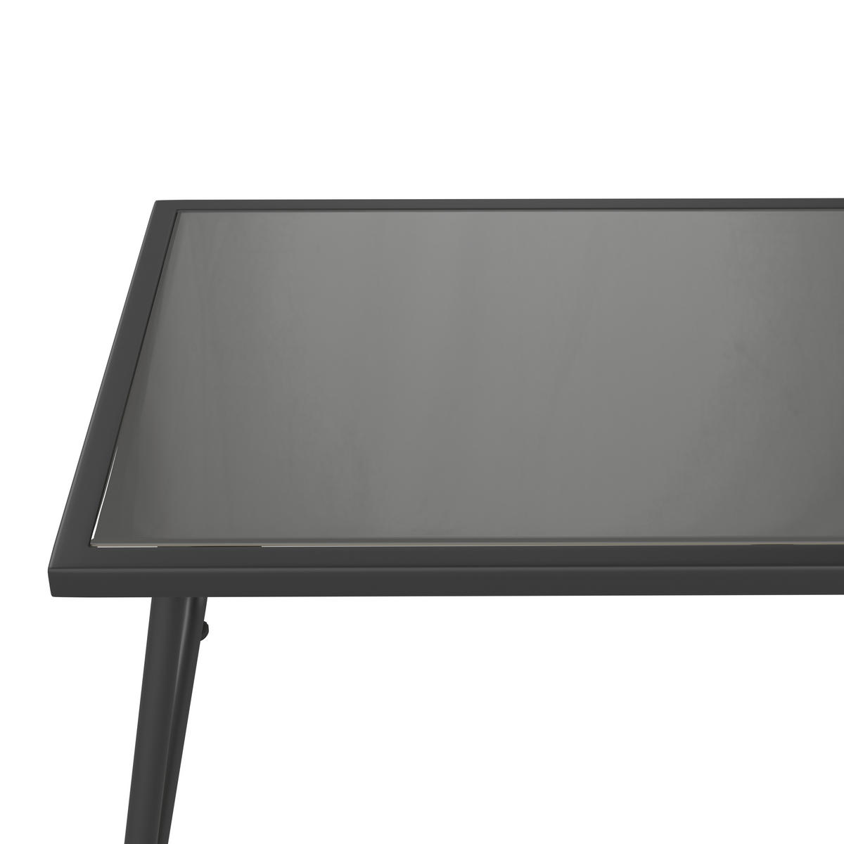 LOUNGEGARNITUR Eisen  - Grau, MODERN, Glas/Textil - Ambia Garden