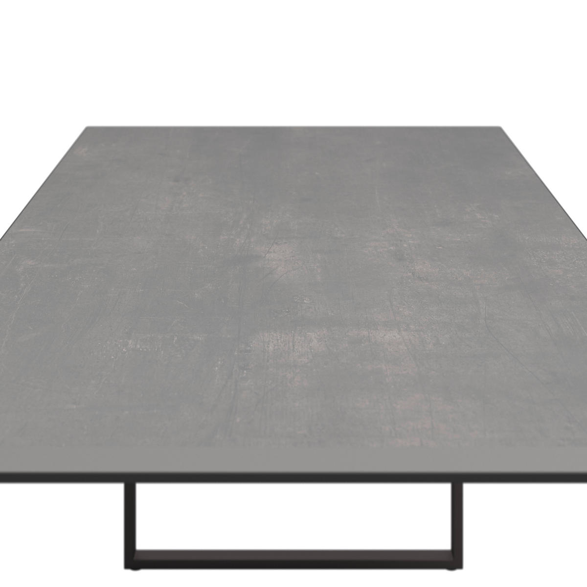GARTENTISCH 158/90/68 cm Metall, Kunststoff rechteckig  - Anthrazit/Dunkelbraun, Design, Kunststoff/Metall (158/90/68cm) - Amatio