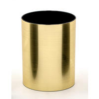 ZAHNPUTZBECHER Kunststoff  - Goldfarben, Basics, Kunststoff (7,3/9cm) - Sadena