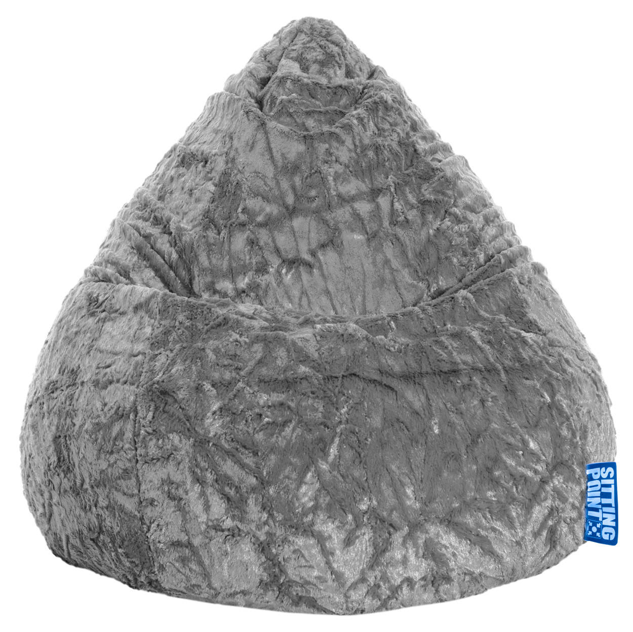 VREČA ZA SEDENJE  FLUFFY XL    70/110 cm           - siva, Konvencionalno (70/110cm)