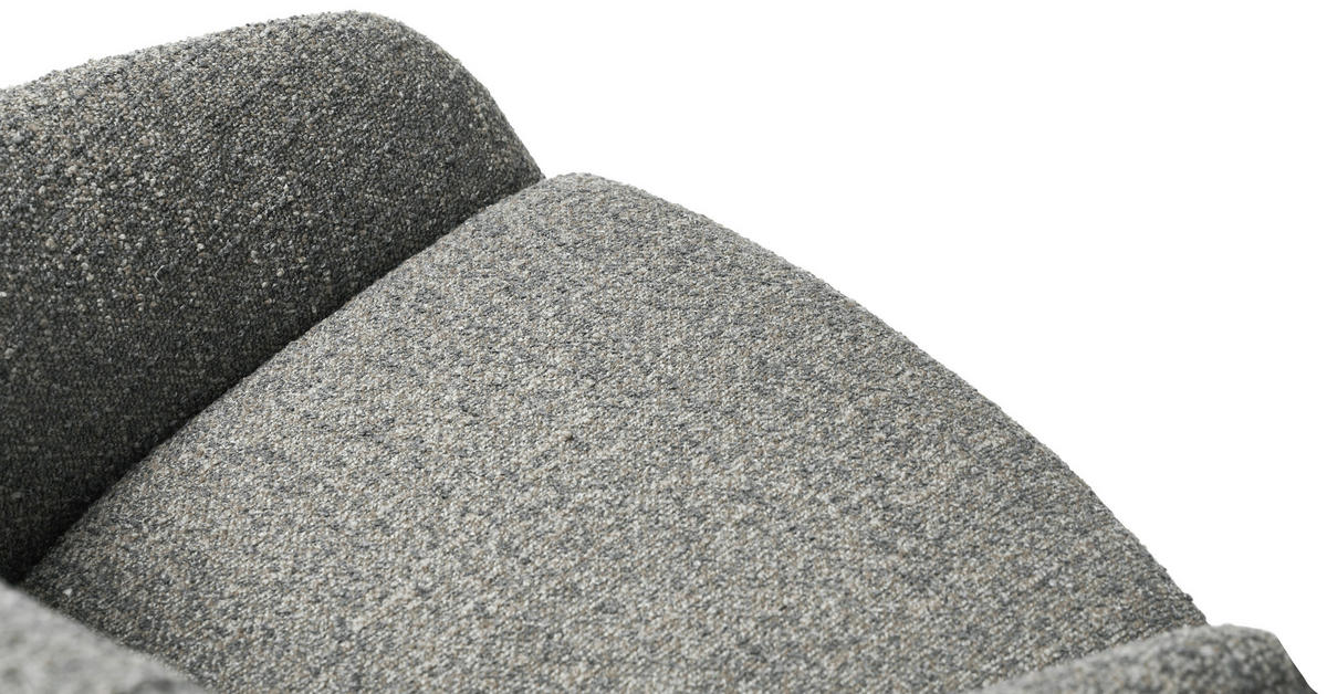 BARHOCKER Webstoff Blau, Schwarz Eisen Sitzfläche 360° drehbar, inklusive Armlehnen  - Blau/Schwarz, Design, Textil/Metall (54,5/88-108/53,5cm) - Cassando
