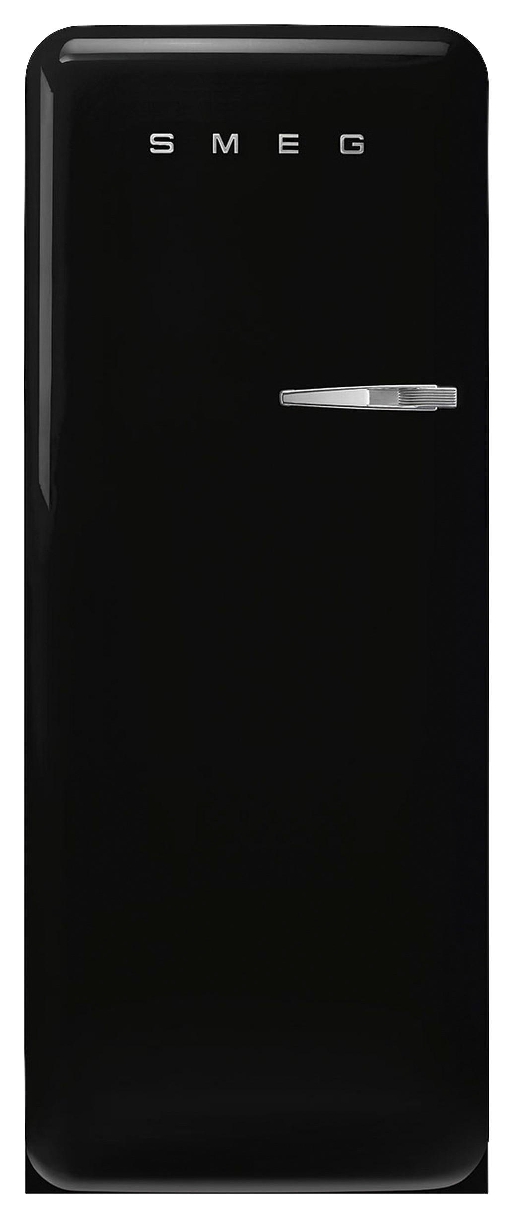 KÜHLSCHRANK 60/150/72,8 cm FAB28LBL6 - Schwarz, Basics, Glas/Metall (60/150/72,8cm) - SMEG