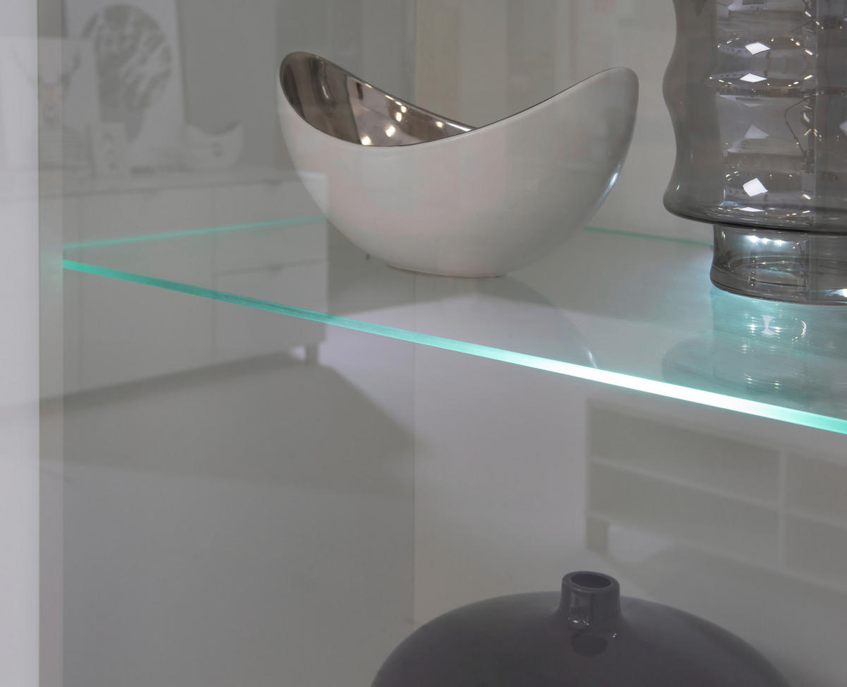 GLASBODENBELEUCHTUNG   - Chromfarben, Design, Kunststoff/Metall - Hom`in