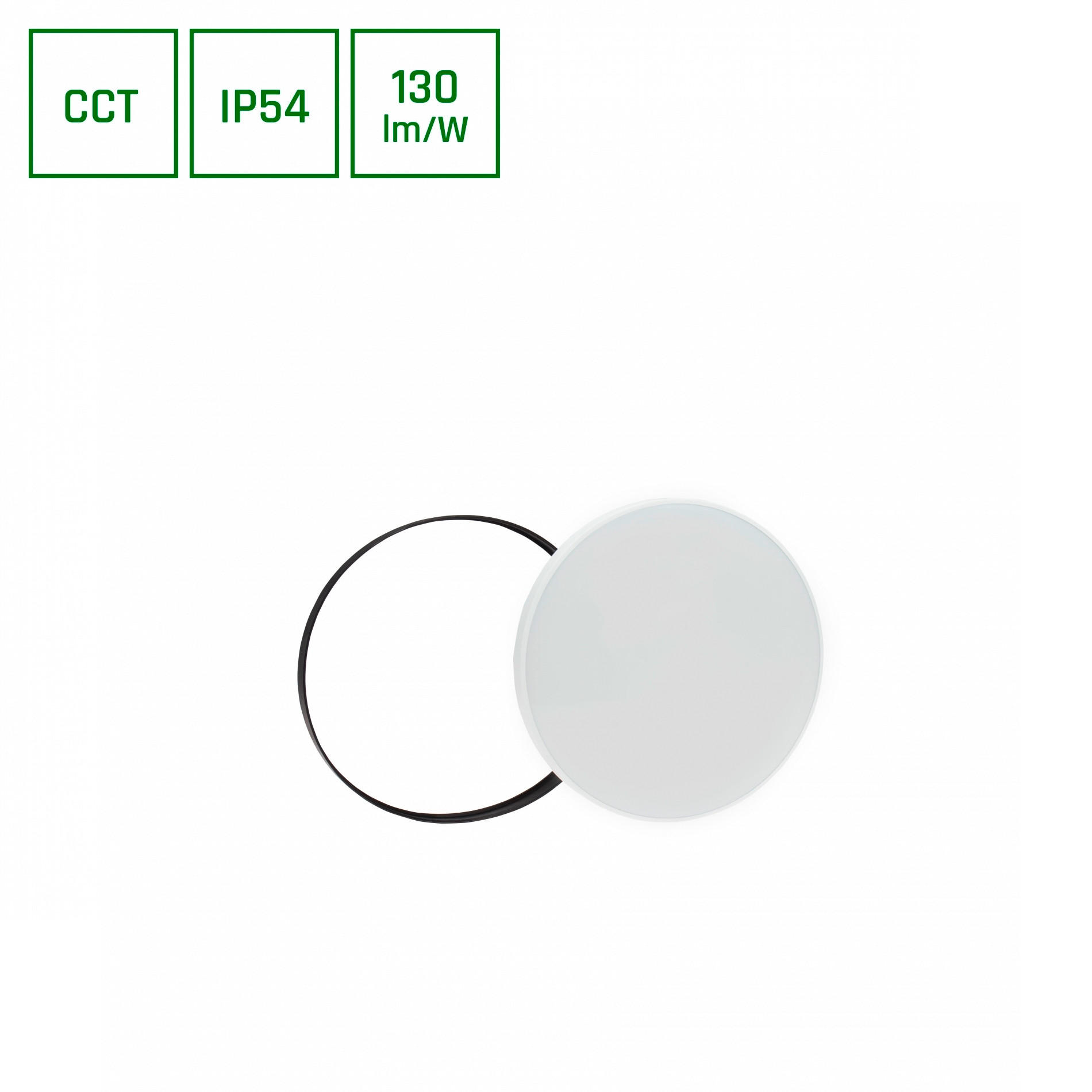 STROPNA LED-SVETILKA   18W W///230 V/ - Basics (26/5cm)