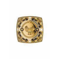 DEKORATIVNI KROŽNIK PRESTIGE  PRESTIGE GALA        21,4/21,4/7,5 cm  - zlate barve/bela, Konvencionalno, keramika (21,4/21,4/7,5cm) - Versace