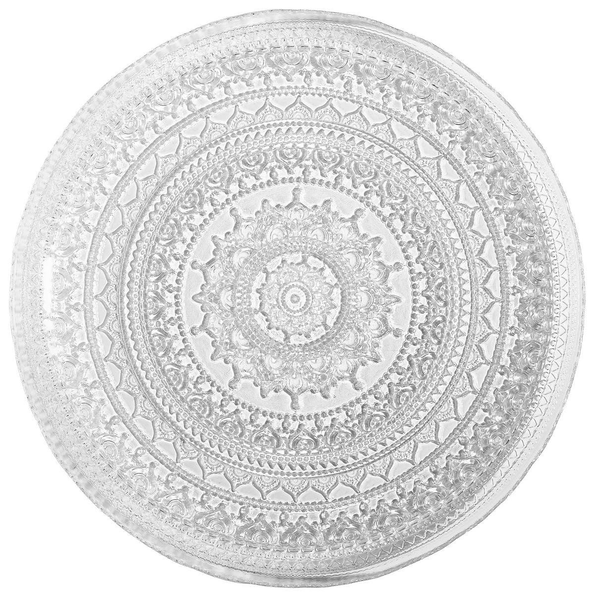 PLATZTELLER Glas  - Transparent, Basics, Glas (33/2cm) - Novel