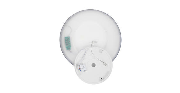 LED-DECKENLEUCHTE 29,3/2,8 cm   - Schwarz, Basics, Kunststoff (29,3/2,8cm) - Novel