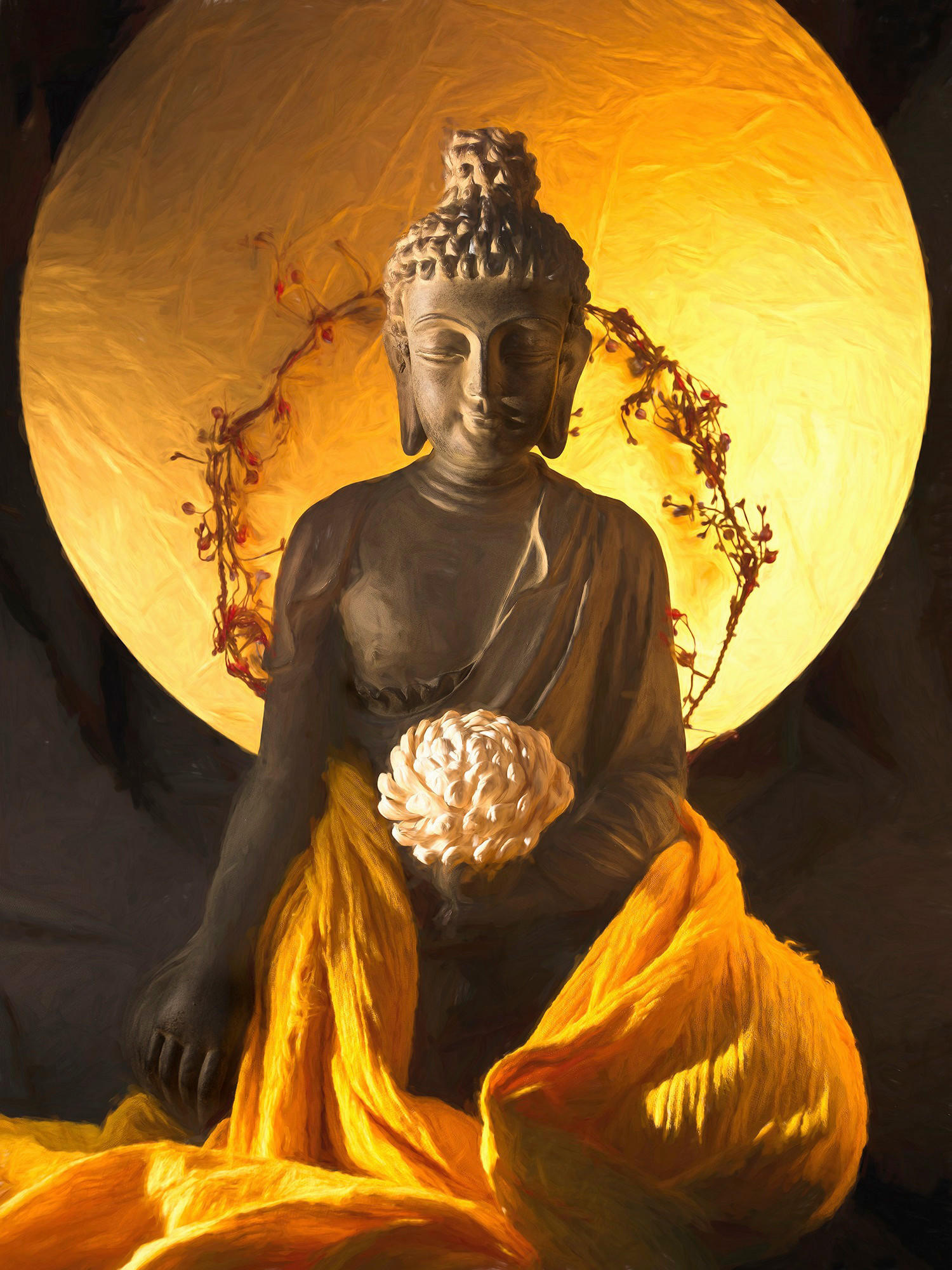 Mixed-media Bild Adem