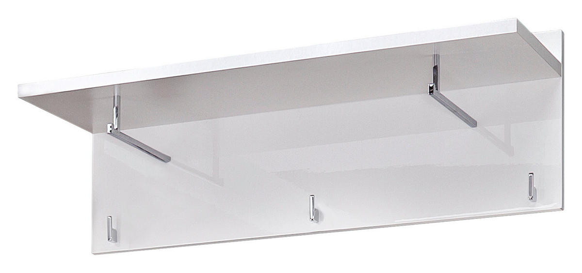 PANEL ZA ODLAGANJE KAPUTA  bela   pločasti materijal  - bela, Dizajnerski, pločasti materijal (92/30/29cm) - Xora