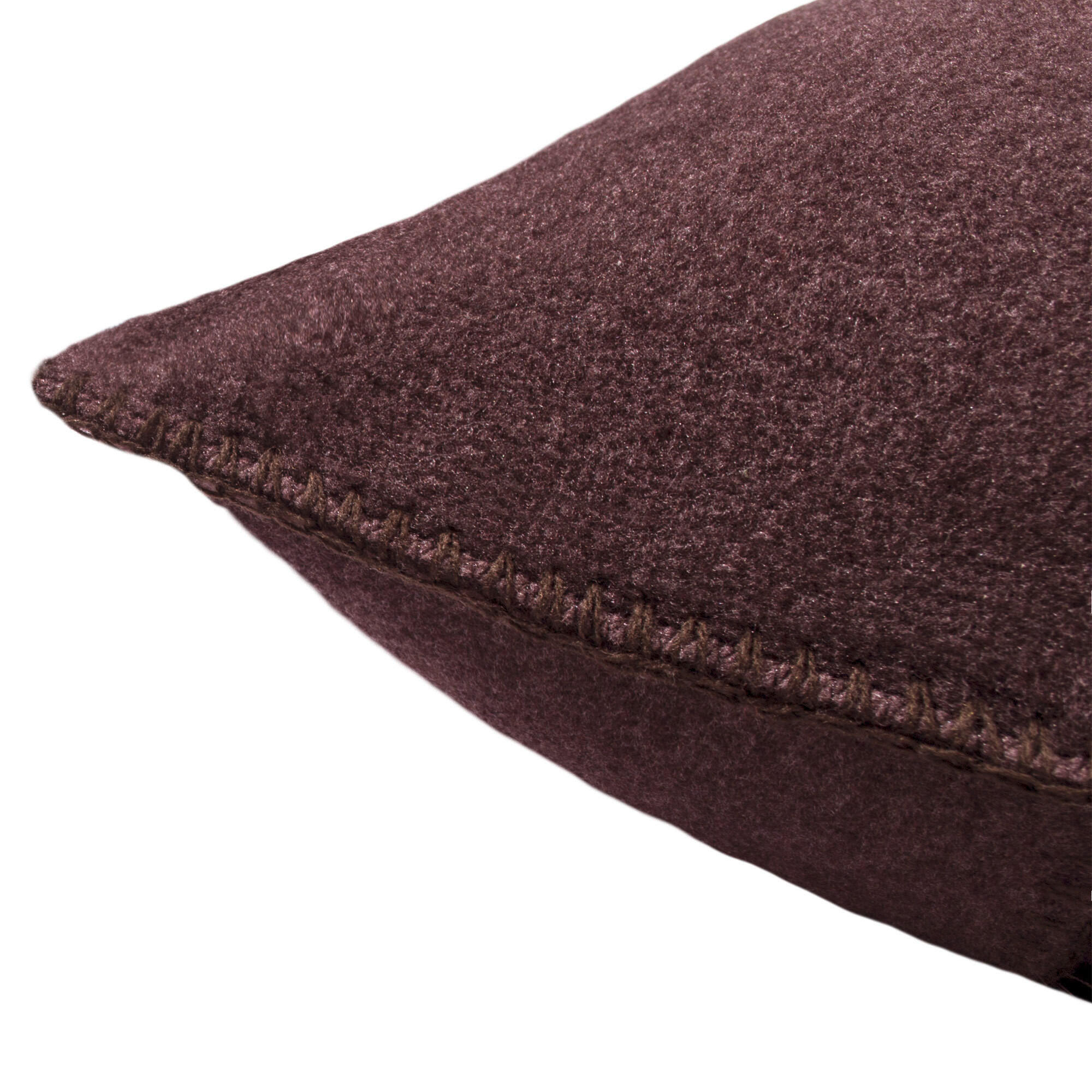 KISSENHÜLLE Soft-Fleece 50/50 cm  - Dunkelbraun, Basics, Textil (50/50cm) - Zoeppritz